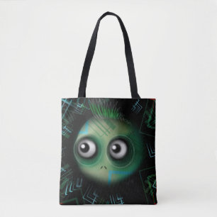 Green Kawaii Monster Tote Bag