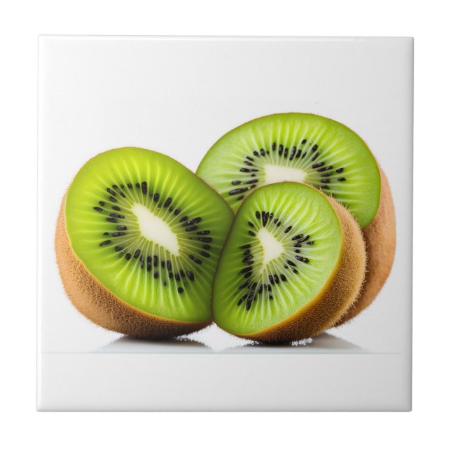Green kiwi fruit tile (Front)