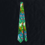 Green Koi Pond Tie<br><div class="desc">Green Koi Pond.  Impressionistic rendition.</div>