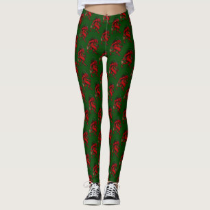 Green Krampus Leggings