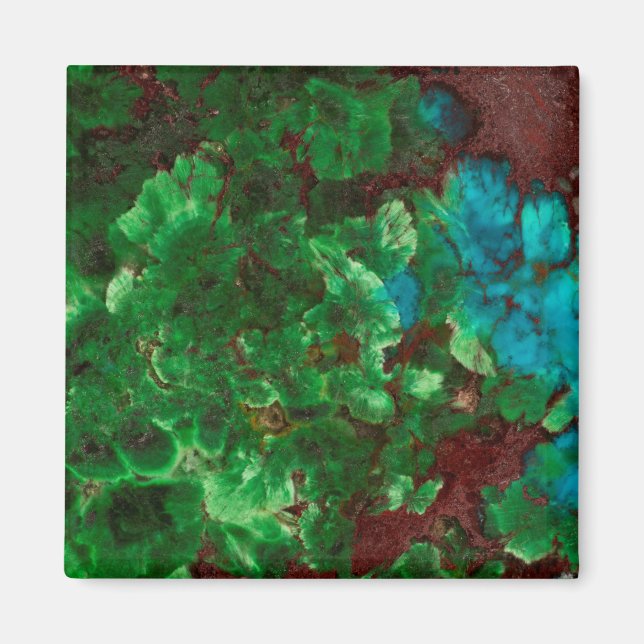 Green Laced Shattuckite Magnet (Front)