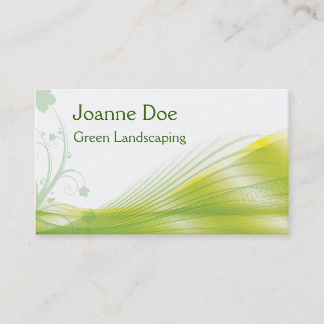 Green Landscaping Personal Card (Front)