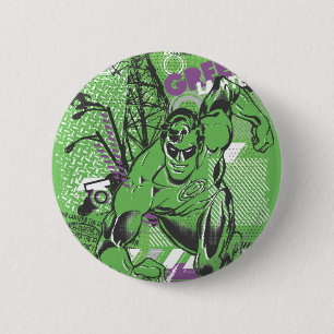 Green Lantern - Absurd Collage Poster 2 Inch Round Button