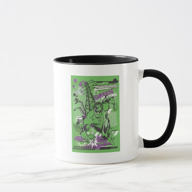 Green Lantern - Absurd Collage Poster Mug (Right)