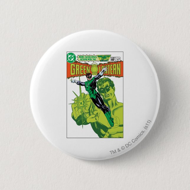 Green Lantern - Action Comic Cover 2 Inch Round Button (Front)