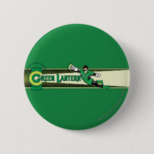 Green Lantern and Logo 2 Inch Round Button