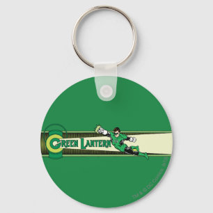 Green Lantern and Logo Keychain