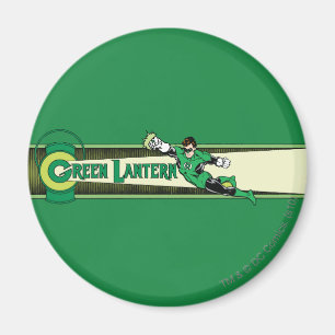 Green Lantern and Logo Magnet