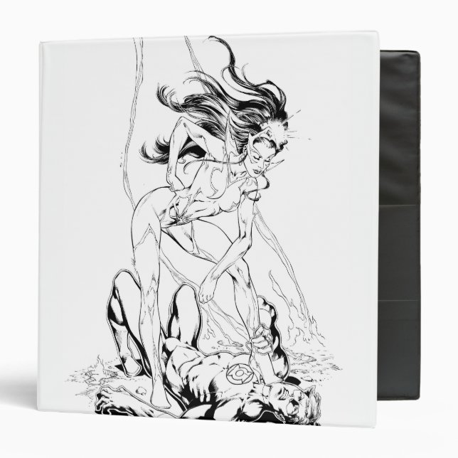 Green Lantern and Star Sapphire Binder (Front/Inside)