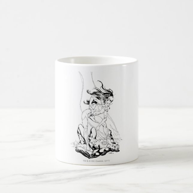 Green Lantern and Star Sapphire Coffee Mug (Center)