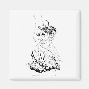 Green Lantern and Star Sapphire Magnet