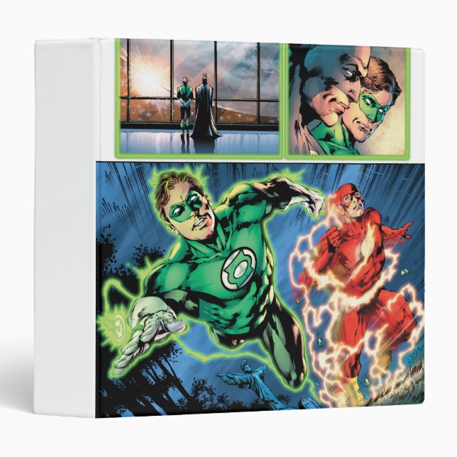 Green Lantern and The Flash Panel Binder (Front/Spine)