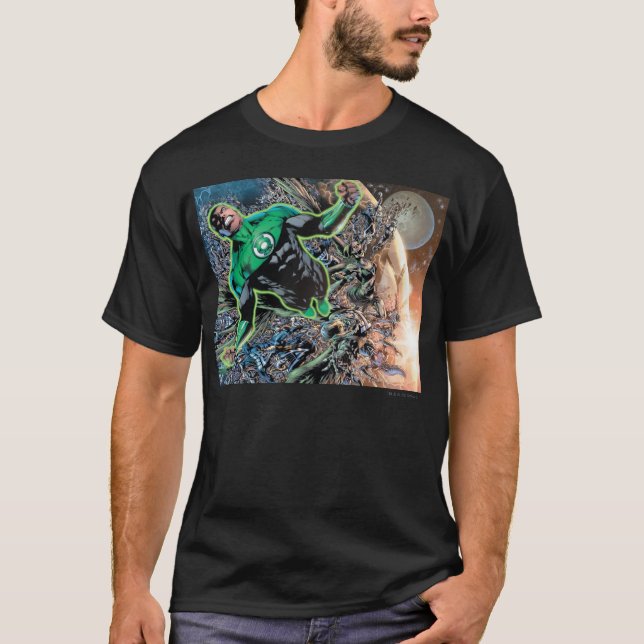 Green Lantern and the Moon T-Shirt (Front)
