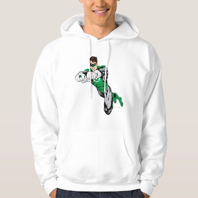 Green Lantern - Both arms forward Hoodie (Front)