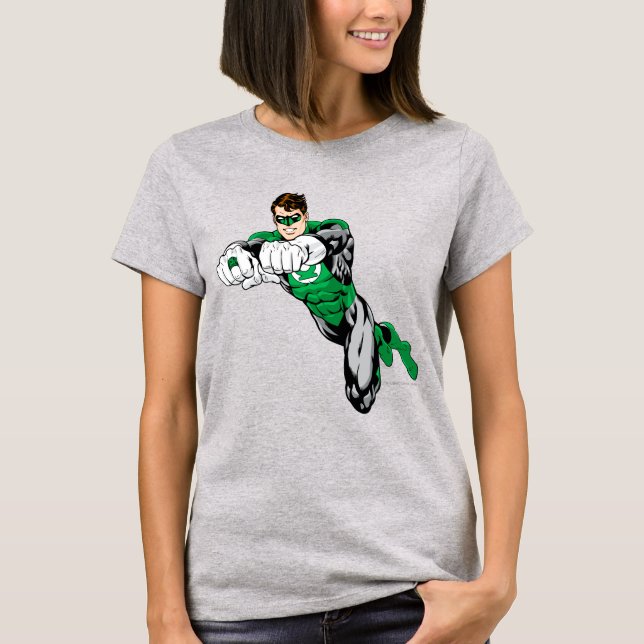 Green Lantern - Both arms forward T-Shirt (Front)