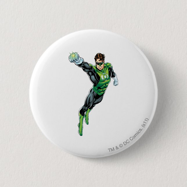 Green Lantern - Comic,  Arm out 2 Inch Round Button (Front)