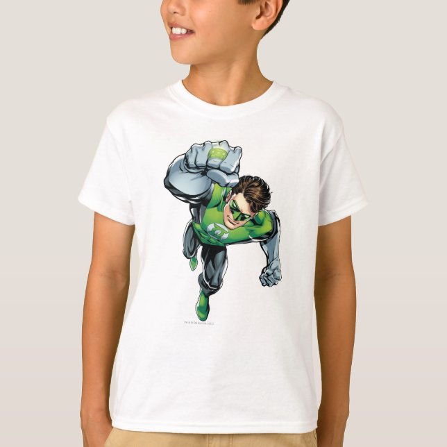 Green Lantern - Comic,  Arm Raise T-Shirt (Front)