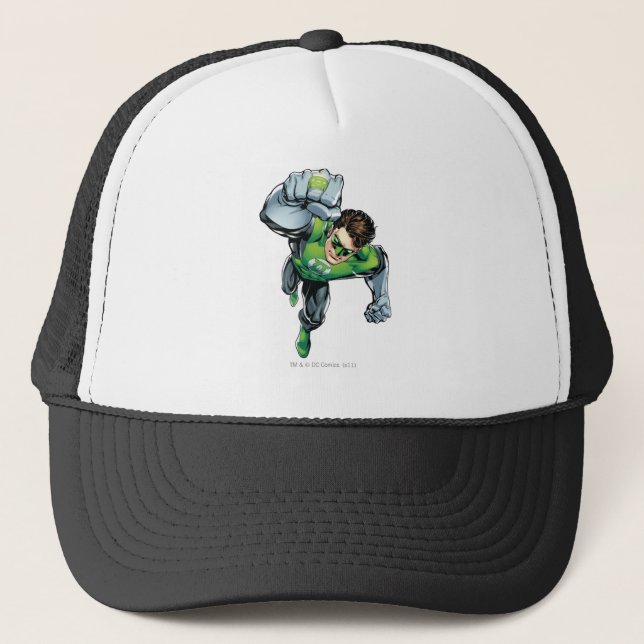Green Lantern - Comic,  Arm Raise Trucker Hat (Front)