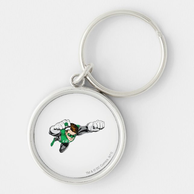 Green Lantern - Comic, Flying Right Keychain (Front)