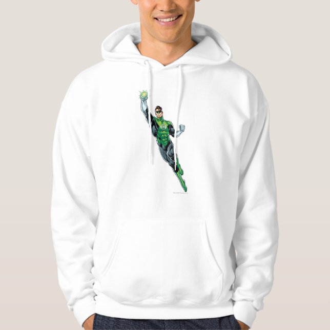 Green Lantern - Comic, Flying Up Hoodie (Front)