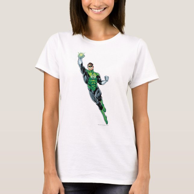 Green Lantern - Comic, Flying Up T-Shirt (Front)