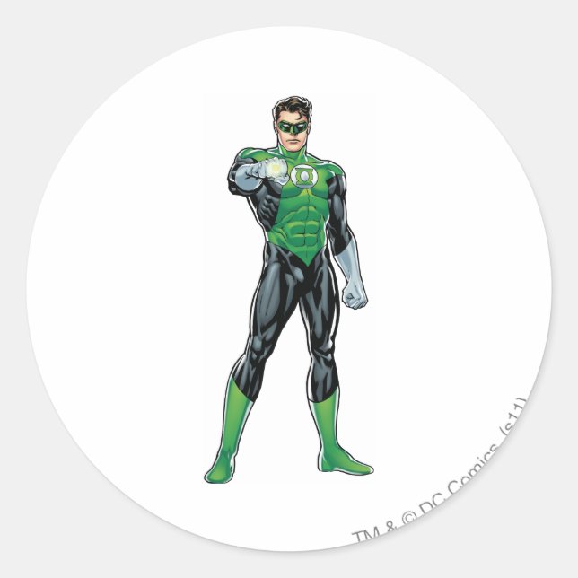 Green Lantern - Comic, Standing Classic Round Sticker (Front)