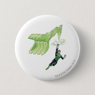 Green Lantern - Comic, with machine 2 Inch Round Button