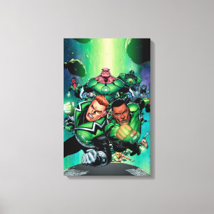 Green Lantern Corps Canvas Print