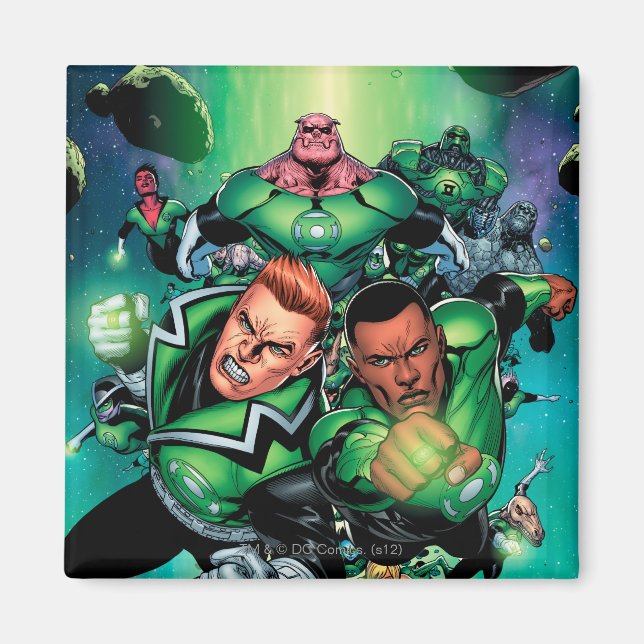 Green Lantern Corps Magnet (Front)