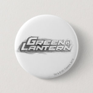 Green Lantern Drawing 2 Inch Round Button