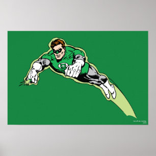 Green Lantern Energy Beam Poster