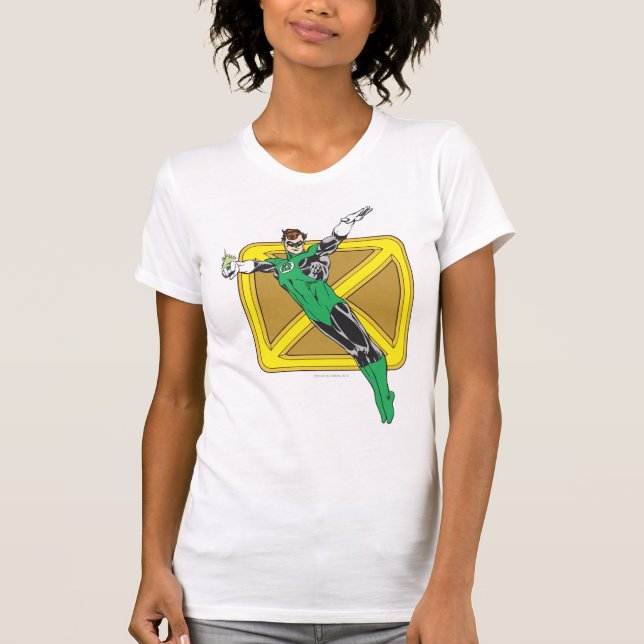 Green Lantern Extends Arms T-Shirt (Front)