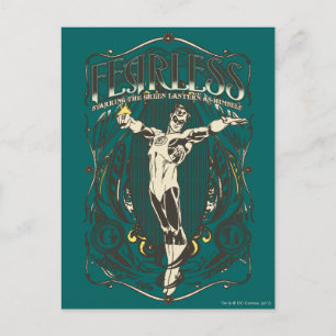 Green Lantern - "Fearless" Poster Postcard