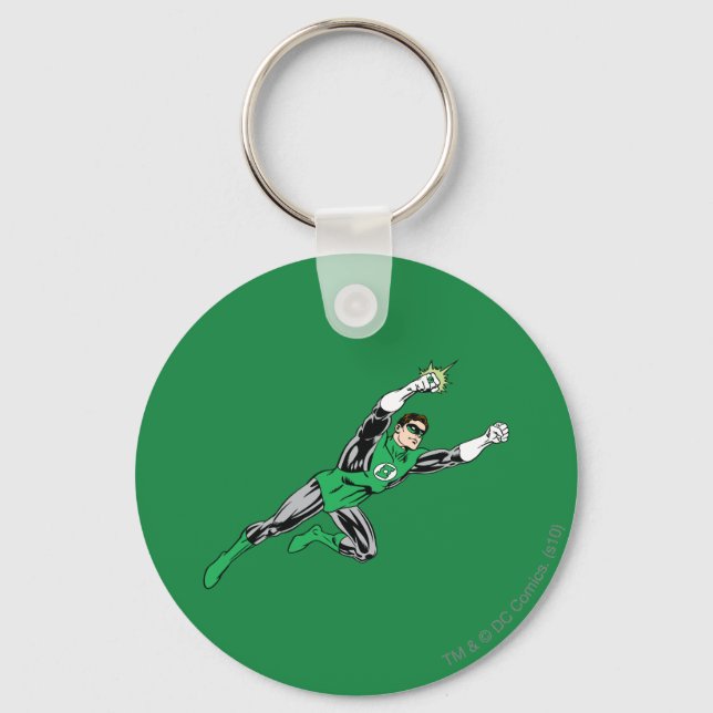 Green Lantern Fly Right Keychain (Front)