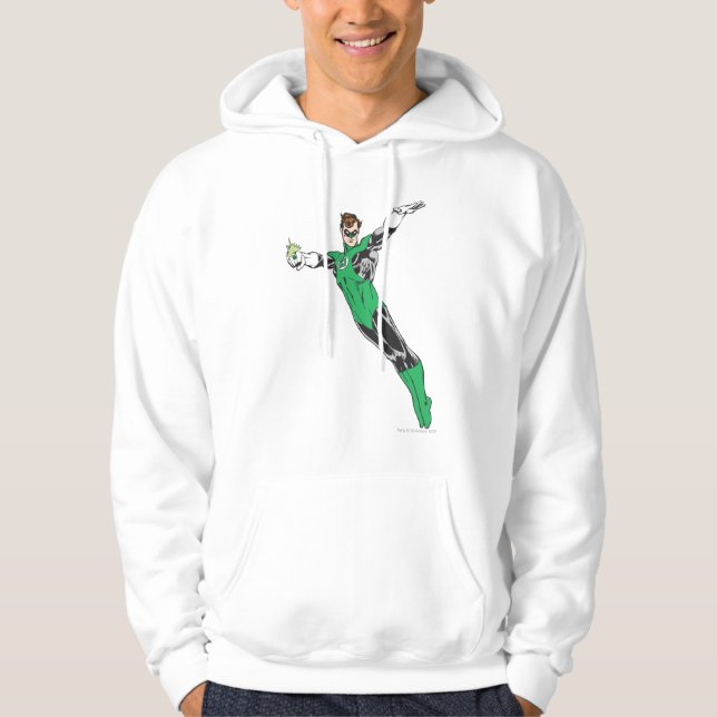 Green Lantern Fly Up Hoodie (Front)