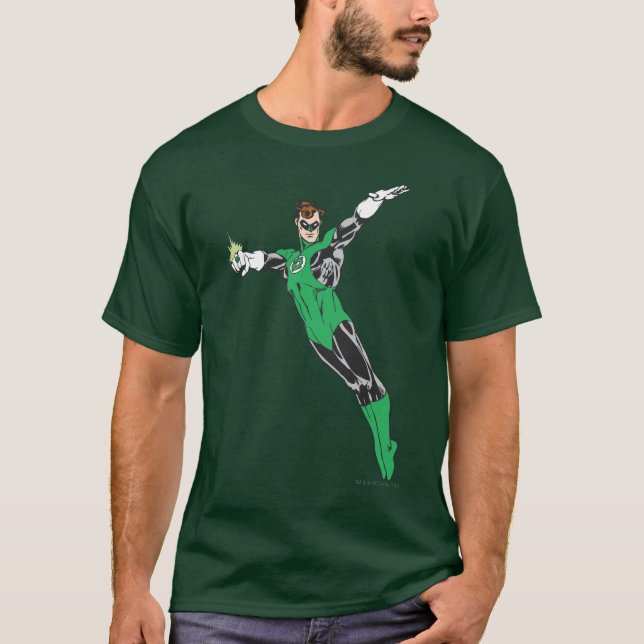 Green Lantern Fly Up T-Shirt (Front)