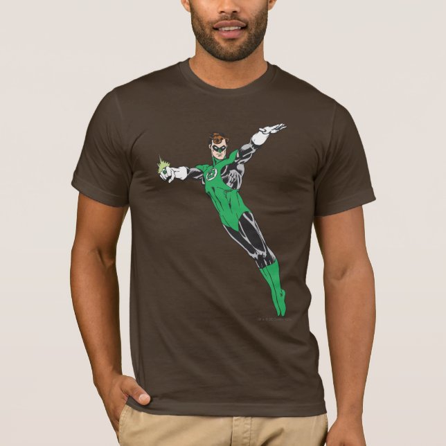 Green Lantern Fly Up T-Shirt (Front)