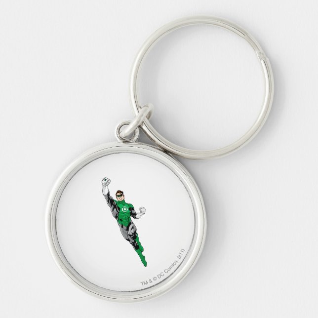 Green Lantern  - Flying Up Keychain (Front)