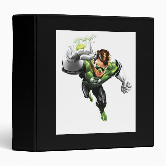 Green Lantern - Fully Rendered,  Arm Raise Binder (Front/Spine)