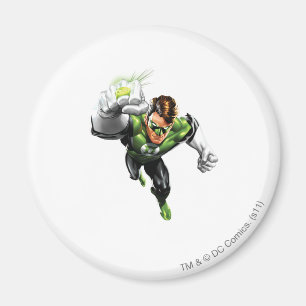 Green Lantern - Fully Rendered, Arm Raise Magnet
