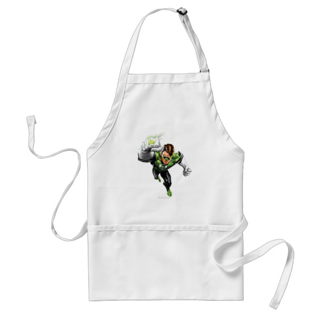 Green Lantern - Fully Rendered,  Arm Raise Standard Apron (Front)