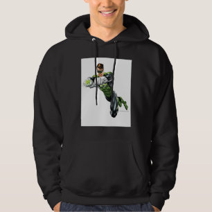 Green Lantern - Fully Rendered,  Both arms forward Hoodie