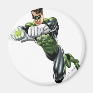 Green Lantern - Fully Rendered, Both arms forward Magnet