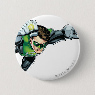 Green Lantern - Fully Rendered, Flying Right 2 Inch Round Button