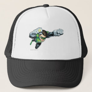 Green Lantern - Fully Rendered,  Flying Right Trucker Hat