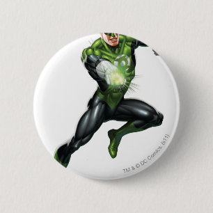 Green Lantern - Fully Rendered,  Jumping 2 Inch Round Button