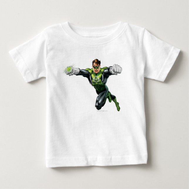 Green Lantern - Fully Rendered,  Looking Forward Baby T-Shirt (Front)