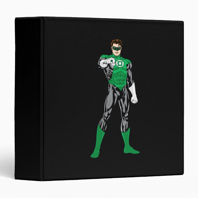 Green Lantern - Fully Rendered,  Standing Binder (Front/Spine)