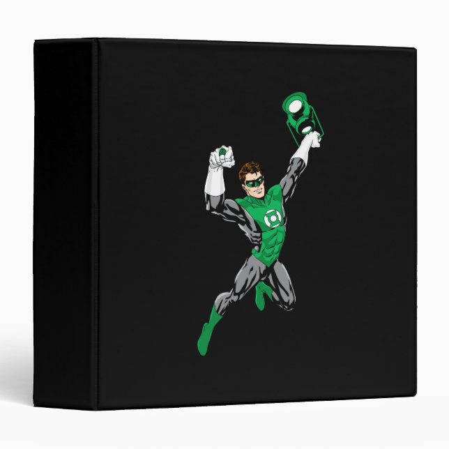 Green Lantern - Fully Rendered,  with lantern Binder (Front/Spine)