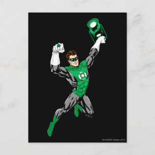 Green Lantern - Fully Rendered,  with lantern Postcard